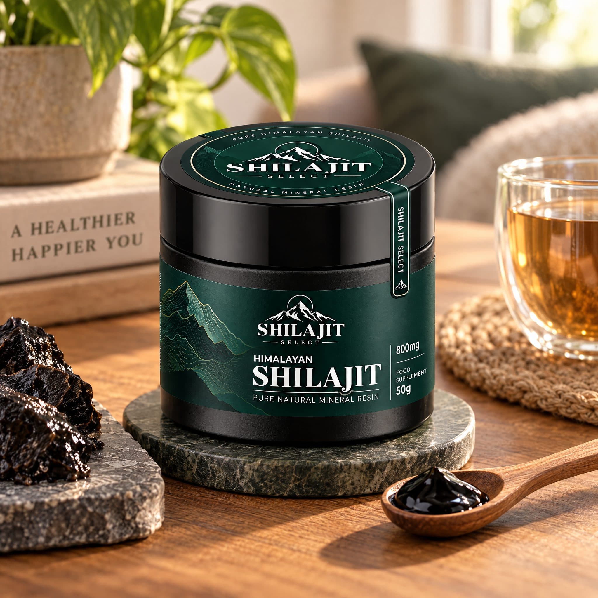 Shilajit Resin van dichtbij