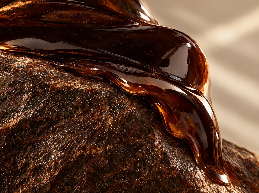 Illustratief conceptbeeld bij Fulvinezuur in shilajit: wat zegt het percentage?